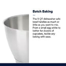 Kitchen Machine, Stainless Steel - 5 qt - Kitchen Mixer 800W