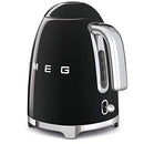 50's Retro Style Electric Water Kettle with Automatic Shutoff Black