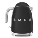 50's Retro Style Electric Water Kettle with Automatic Shutoff Matte Black