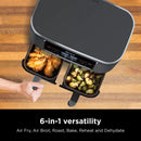 8 Quart 6-in-1 DualZone 2-Basket Air Fryer