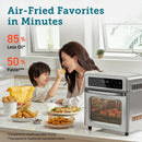 11-in-1 Air Fryer Oven , 13Qt Small Footprint Airfryer combo with Rotisserie