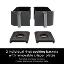 8 Quart 6-in-1 DualZone 2-Basket Air Fryer