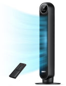 28dB Silent Tower Fan, 25ft/s Velocity Electric Cooling Fan