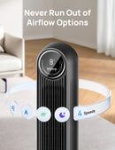 28dB Silent Tower Fan, 25ft/s Velocity Electric Cooling Fan