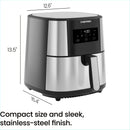 Touch Air Fryer, XL 8-Qt Family Size, One-Touch Digital Control Presets