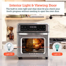 11-in-1 Air Fryer Oven , 13Qt Small Footprint Airfryer combo with Rotisserie