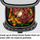 Touch Air Fryer, XL 8-Qt Family Size, One-Touch Digital Control Presets